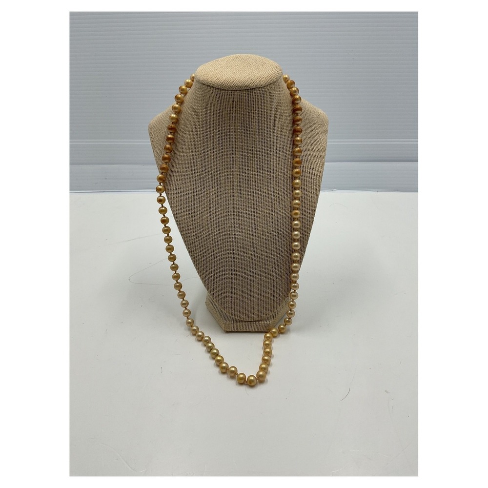 Vintage Gold‎ Tone Pearl Necklace, Women's Jewelry